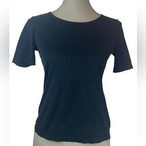 Louis Vuitton Uniforms Black T Shirt Short Sleeve Small